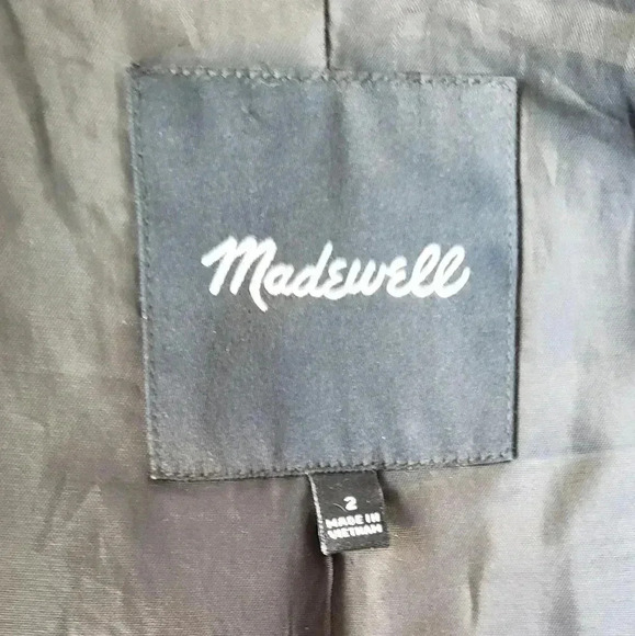 Womens genuine Madewell wool‎ blend coat size 2 or medium - Picture 2 of 5